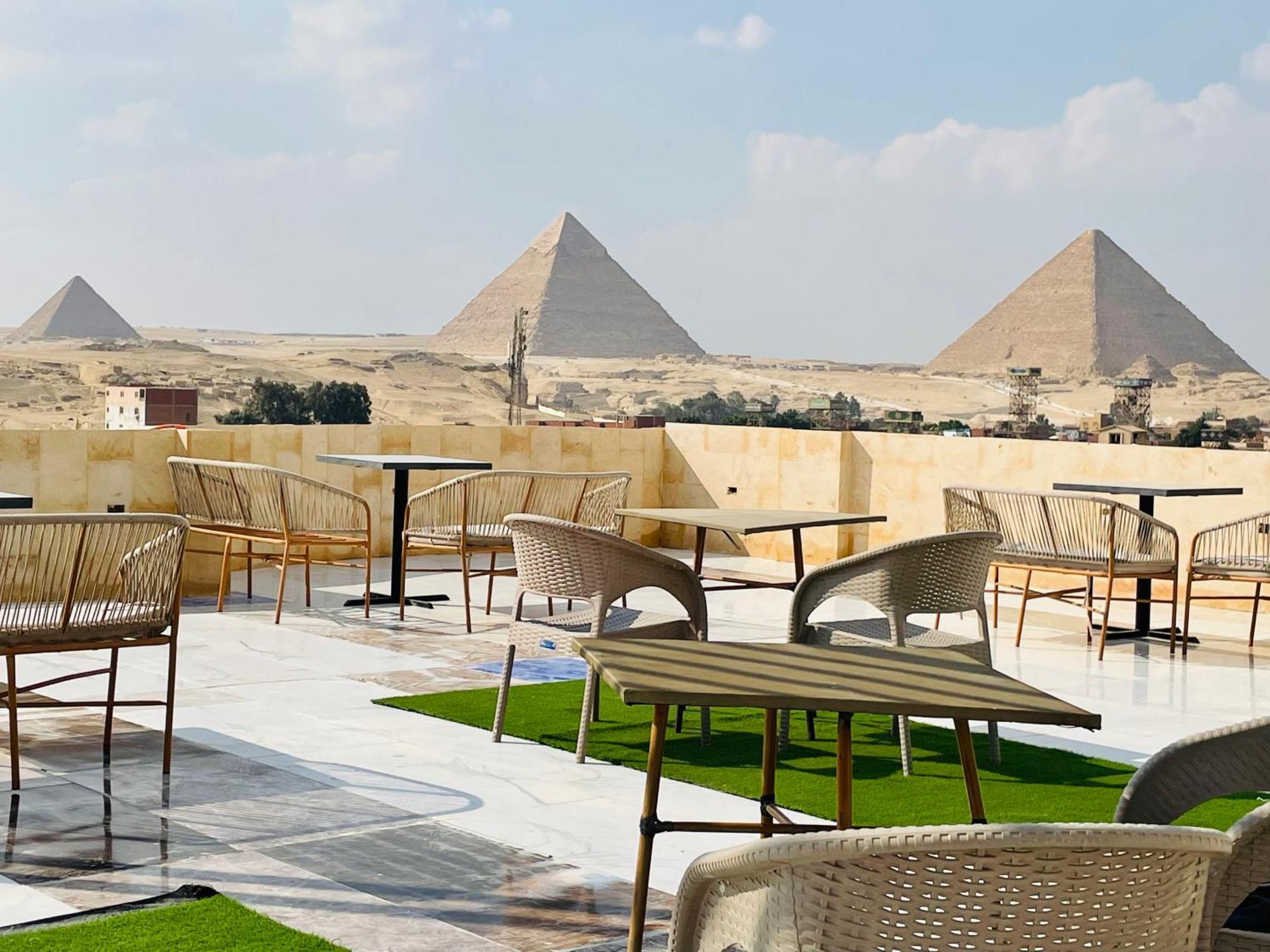 Golden Mask Pyramids Inn Kafret el-Gabal Εξωτερικό φωτογραφία