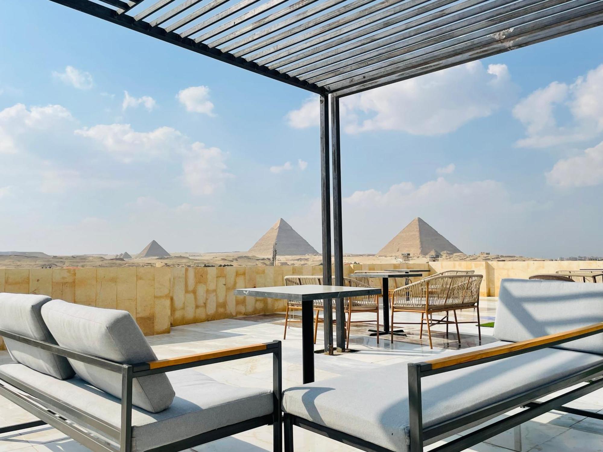 Golden Mask Pyramids Inn Kafret el-Gabal Εξωτερικό φωτογραφία